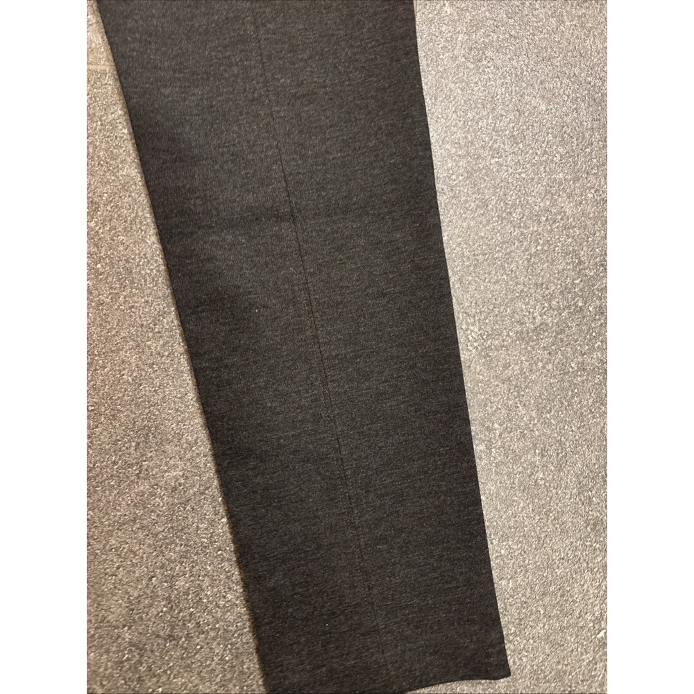 Talbots Petites Pants Women's M Gray Straight Leg Stretch Pull On Rayon Blend - Picture 7 of 8